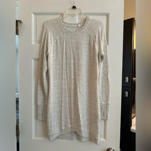 Athleta sweatshirt dress - cream